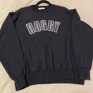 Black Crewneck Sweater by